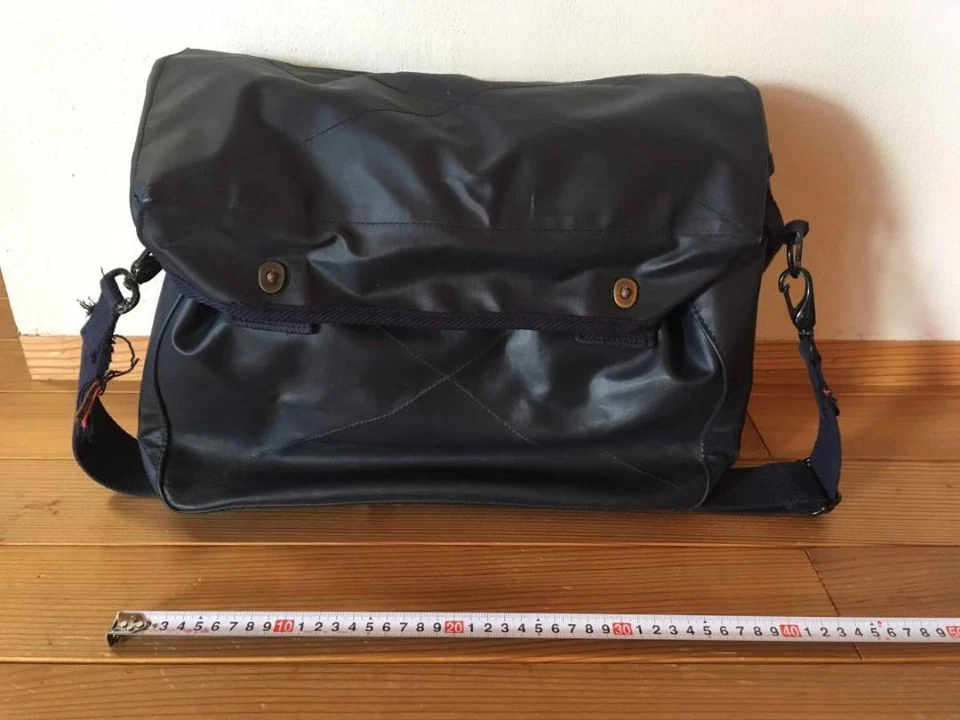 Bolso de Hombro POLO SPORT Años 90 Vintage Azul Marino Oscuro Auténtico Hombre de JP Foto 2 de 4