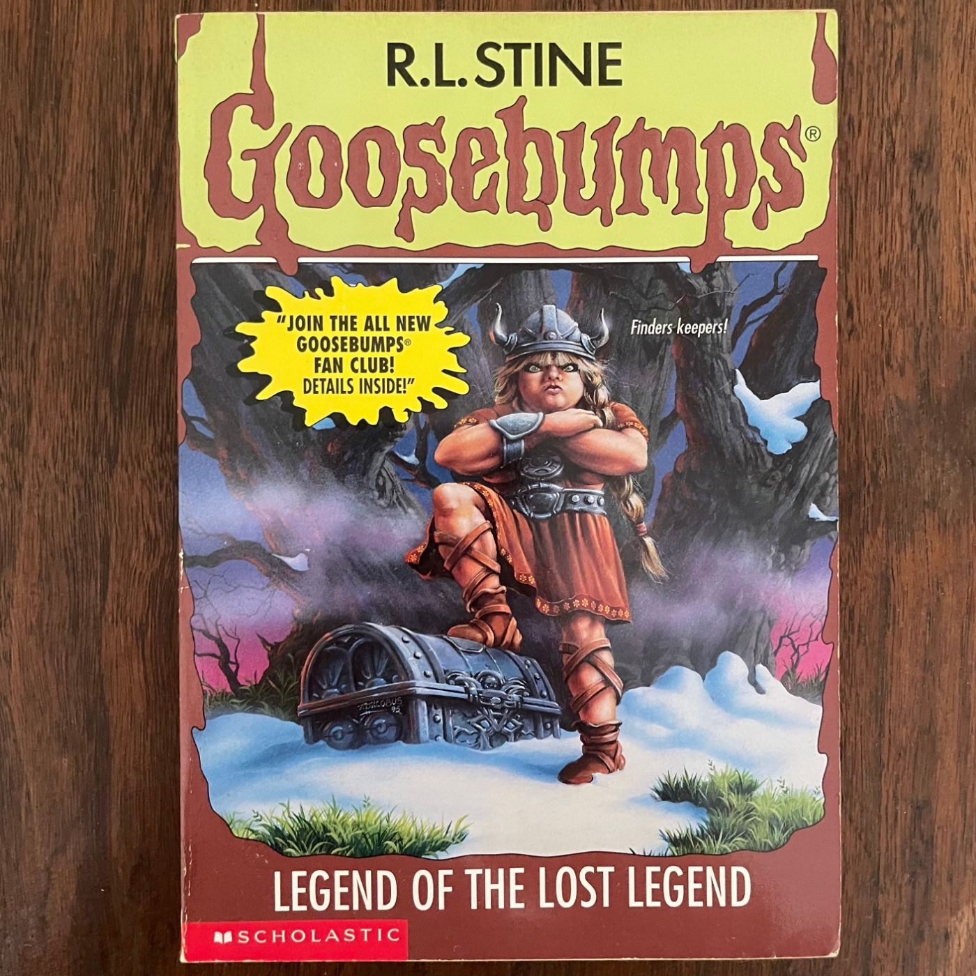 Goosebumps #039 ‘Legend Of The Lost Legend’, RL Stine, 1994 1E1P