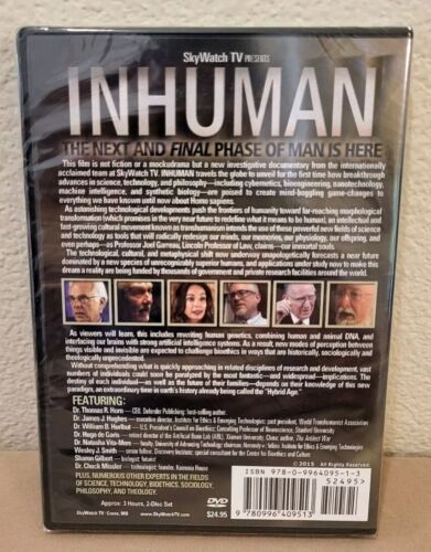 Inhuman; The Next and Final Phase of Man is Here • 2 Disc DVD Set • SkyWatch TV - Bild 2 von 2