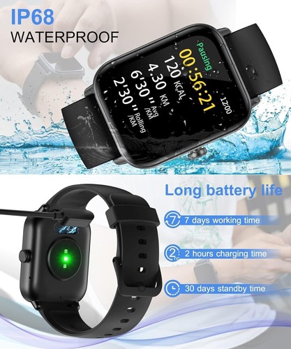 Smart Watch Women Android Ladies Fitness Bluetooth Call Watch for iPhone Samsung - Picture 7 of 15