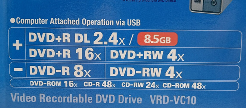 Sony VRD-VC10 Home Video Archiver CAMCORDER/VHS To DVD Convertor + DVD+R Disks! - Picture 6 of 21