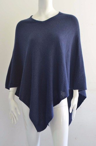 Poncho 100% Cashmere Poncho free size Poncho One Size Poncho Cashmere Poncho - Picture 7 of 17