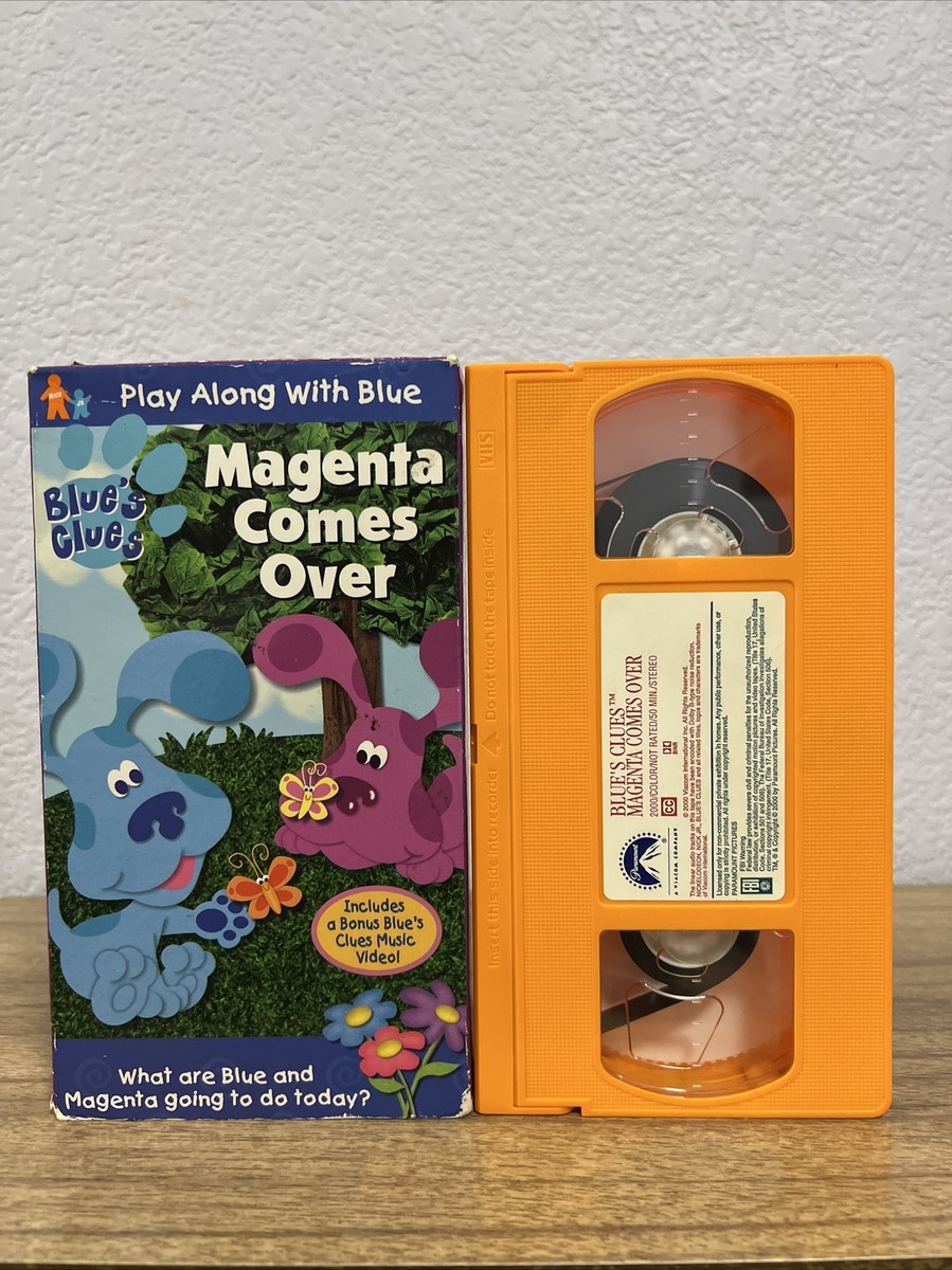 Blues Clues - Magenta Comes Over (VHS, 2000) 97368395237| eBay