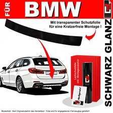 Lackschutzfolie Ladekantenschutz für BMW 5er Touring F11 2010-2017 Schwarz glanz