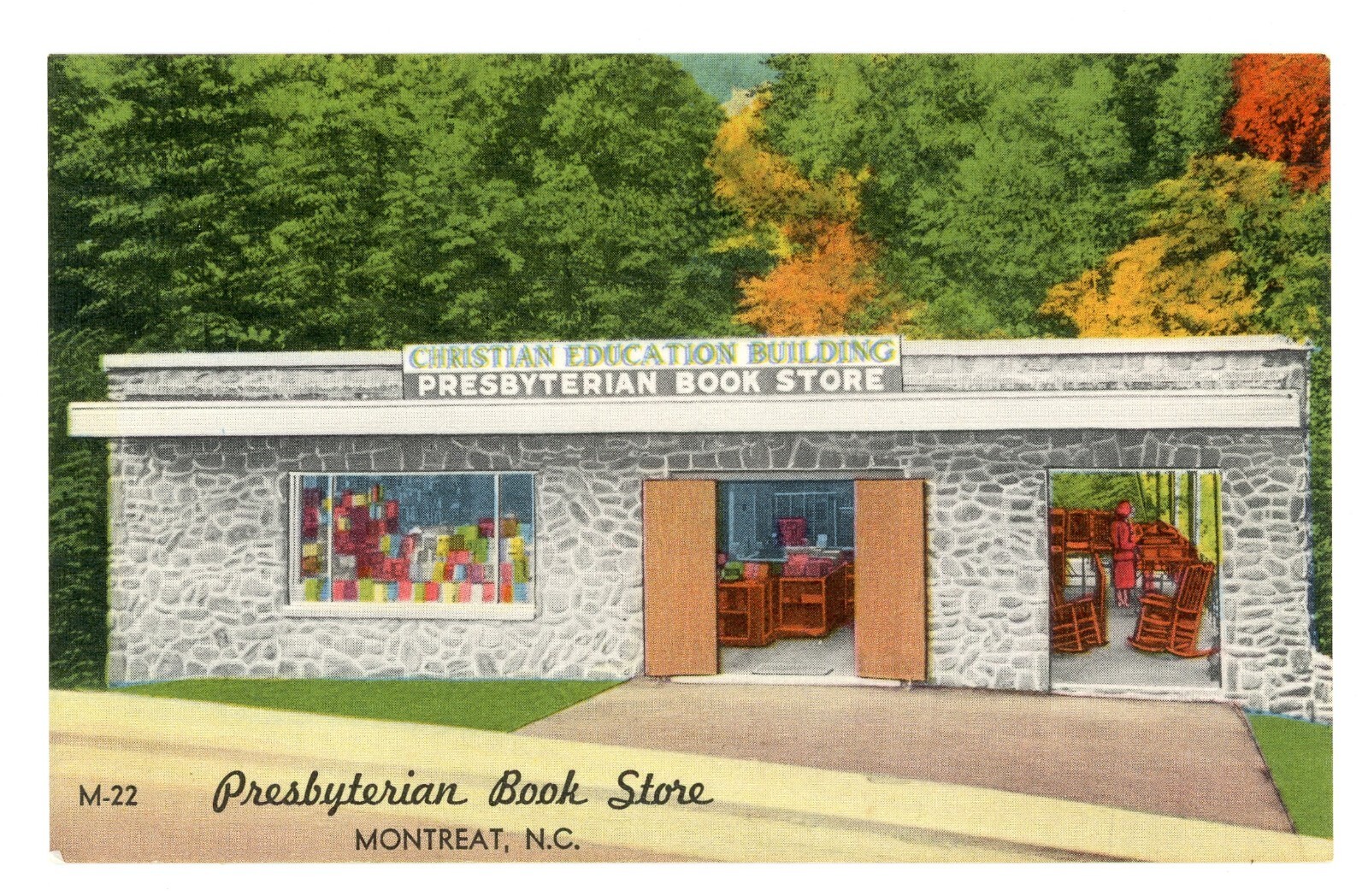 Montreat North Carolina The Presbyterian Book Store Vintage Postcard eBay