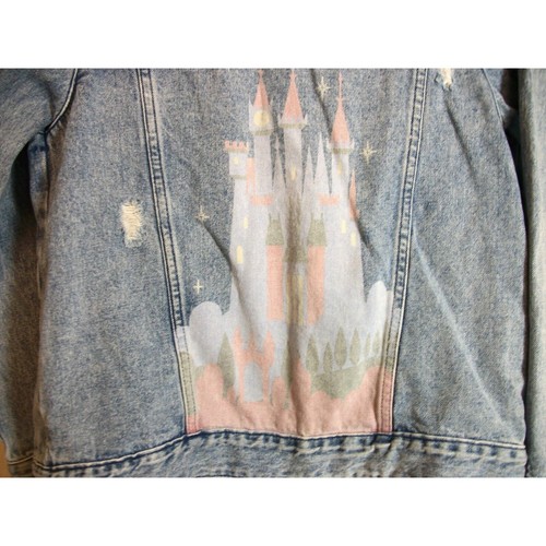 Disney Cinderella jean Jacket sz 11/12 - Picture 11 of 15