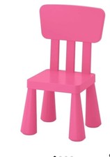 sedia per bambini bambina Mammut Ikea rosa