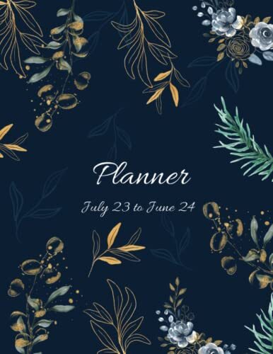 Planner July 2023 to June 2024: Large 2023-2024 Monthly/Weekly Planner Including-image