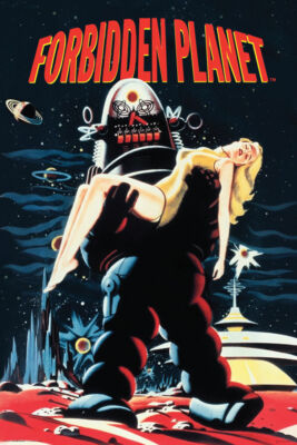Laminated Forbidden Planet Movie Poster Anne Francis Robby The Robot 24x36 Inch