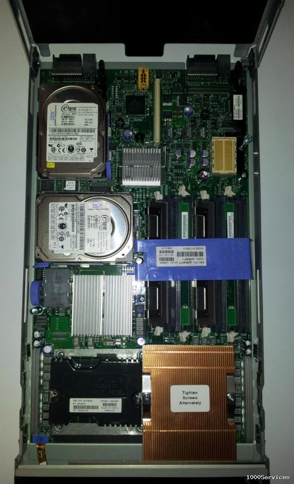 IBM BLADE SERVER hs21 8853 G4G 8853G4G + DISQUE DUR + RAM ( fru 43W6100 ) - Photo 2/4