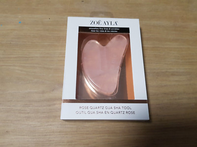 NEU Zoe Ayla - Gua Sha, Rose Quartz, Gesichtspflege Zubehör