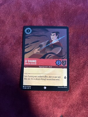 Li Shang - Sohn des Generals 4URS-111-Holo Disney Lorcana