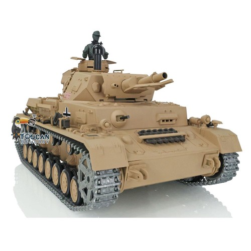 1:16 Henglong 7.0 Upgraded Metal Panzer IV F RC Tank 3858 Infrared 360°Turret - Picture 5 of 12