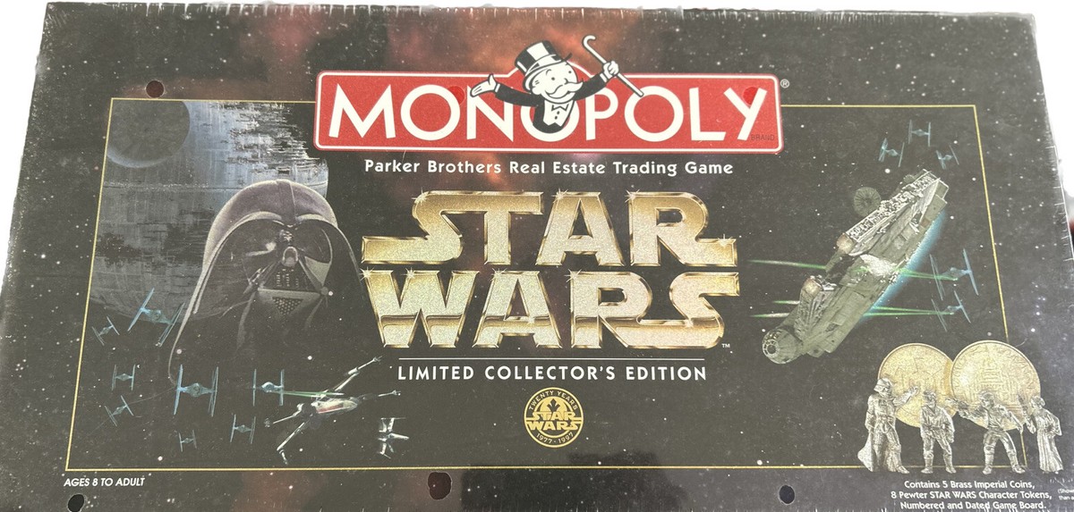 1999 Star Wars Episode 1 Monopoly Game 3D Collectors Edition