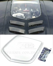 Clear Window Heat Extractor Hood Insert For 10-15 Camaro Polycarbonate Front 