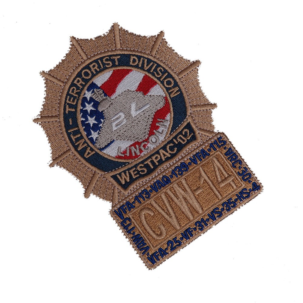 8pcs US Pilot Jacket Patches CVW-14 F/A-18E VF-31 Tomcatters
