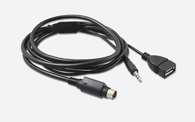 GROM AUX auxiliary jack and 5V USB charging cable C-35USB