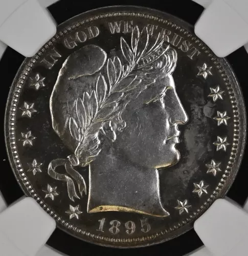 1895 NGC PR65 BARBER HALF DOLLAR