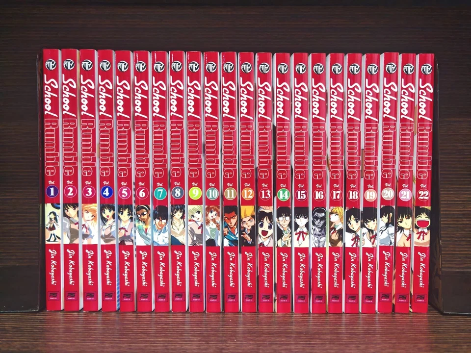 Juego Completo Manga SCHOOL RUMBLE Inglés (Volúmenes 1-22) por Jin Kobayashi Foto 3 de 4