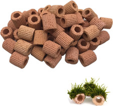 20 Pcs Aquatic Water Plant Fixed Rings, Aquarium Landscape Ceramic Pottery Plant