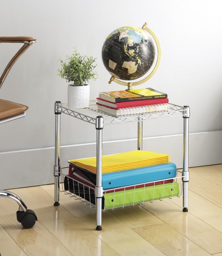 Whitmor Supreme Adjustable, 15"W x 14"D x 15"H 2-Shelf Freestanding Shelves - Picture 7 of 8