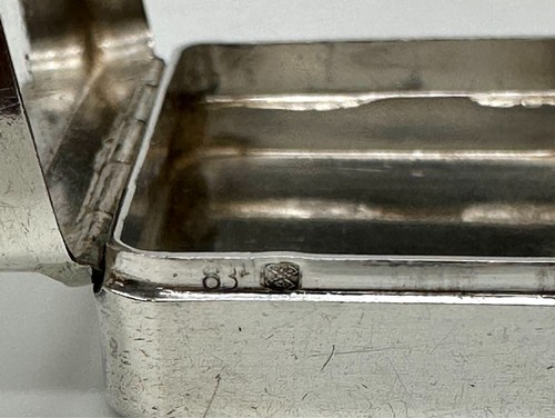 Antique 19th century silver pill box - Picture 9 of 10