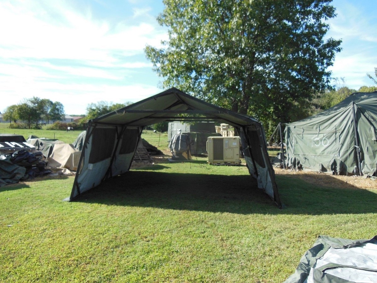 Army Frame Tent Outdoor Temporary Quick Setup Waterproof Steel Frame