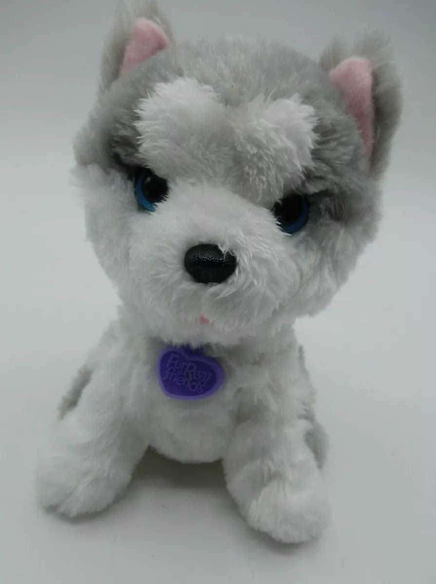 FurReal Friends Lil Big Paws Husky Wolf Newborn Baby Cub Toy Hasbro Barking 7