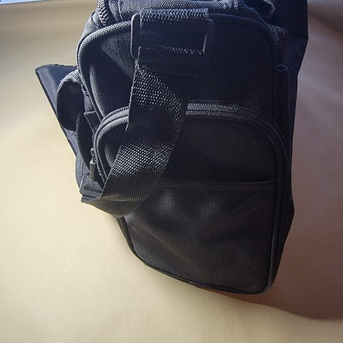 Eddie Bauer Diaper Bag Shoulder Strap Black Gray Bottle-Pockets Changing Pad Etc - Picture 4 of 16