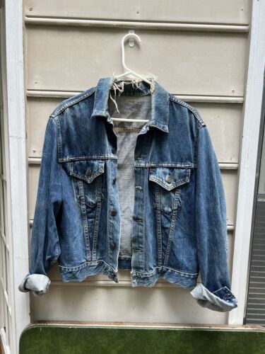 LEVIS VINTAGE CLOTHING LVC LOT 559 JACKET BLUE WORN IN XL NWT JAPAN MADE