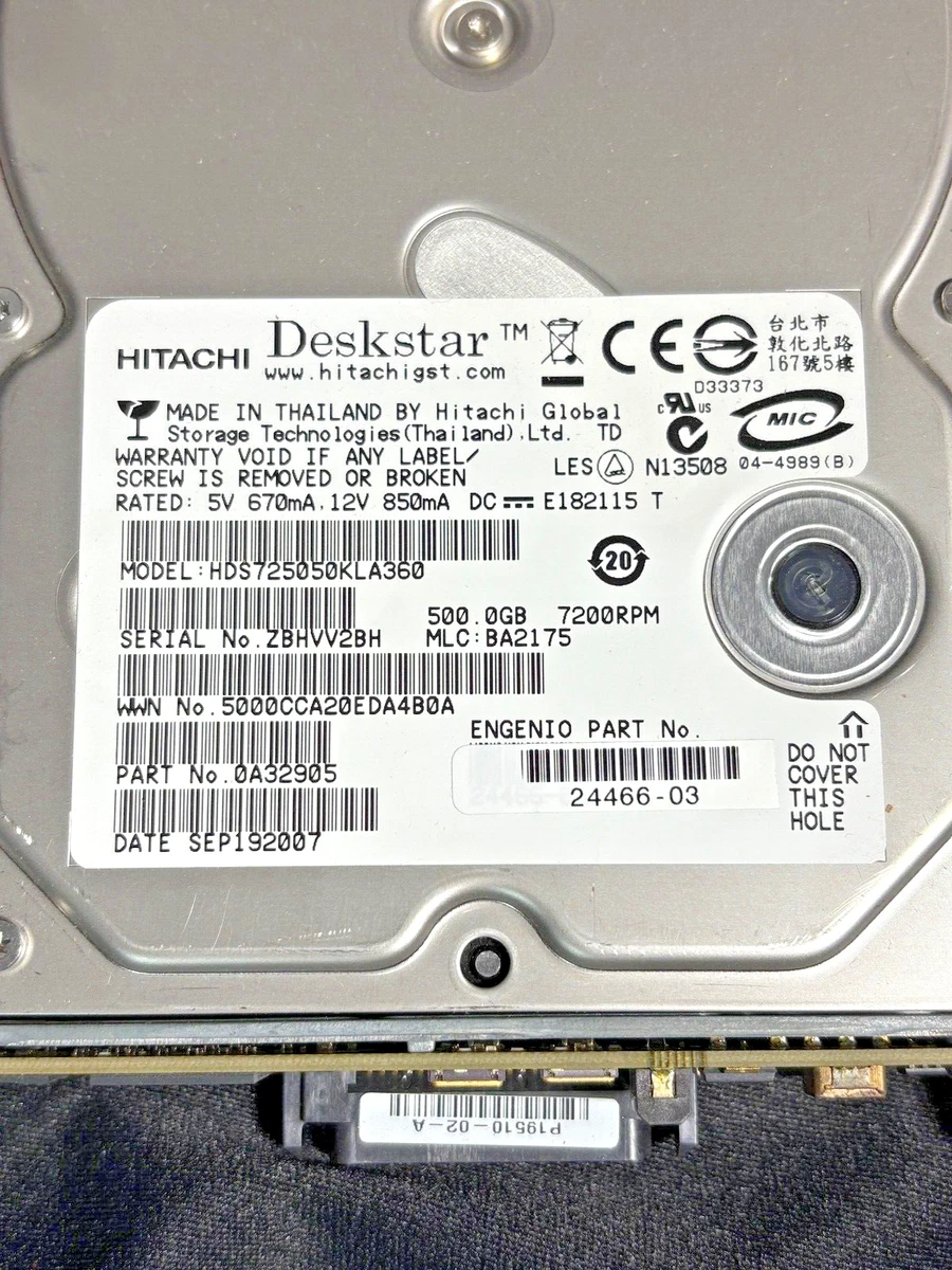 Preços baixos em Hitachi 500GB unidades de disco rígido (HDD, Sdd