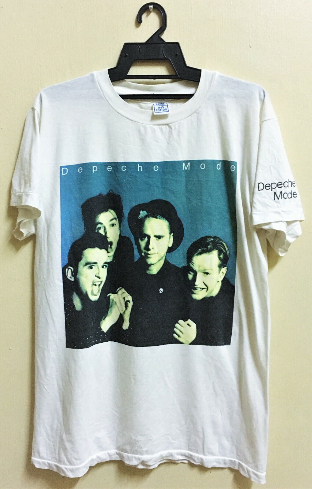 VINTAGE 80s DEPECHE MODE SYNTH POP NEW WAVE ROCK T-SHIRT TOUR CONCERT PROMO