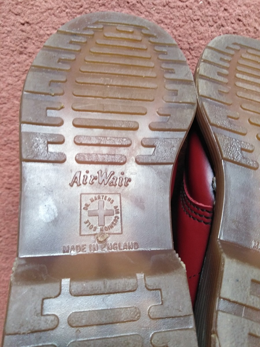 Dr Martens Leather Vintage Air Wair OxBlood Cushion sole eye