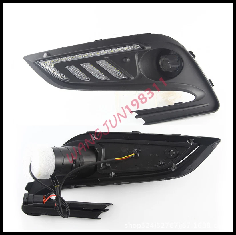 Luz diurna LED DRL cubierta de luz antiniebla delantera para Buick Encore 2017-2021 Foto 4 de 4