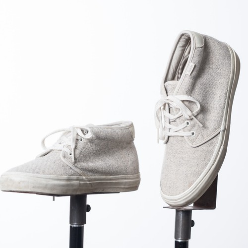 NORSE PROJECTS x VANS Zapatillas Medio Top Gris Tela Para Hombre US10.5 - Imagen 4 de 5