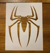 Spider Superhero  Reusable 10 MIL Laser Cut Mylar Stencil Painting