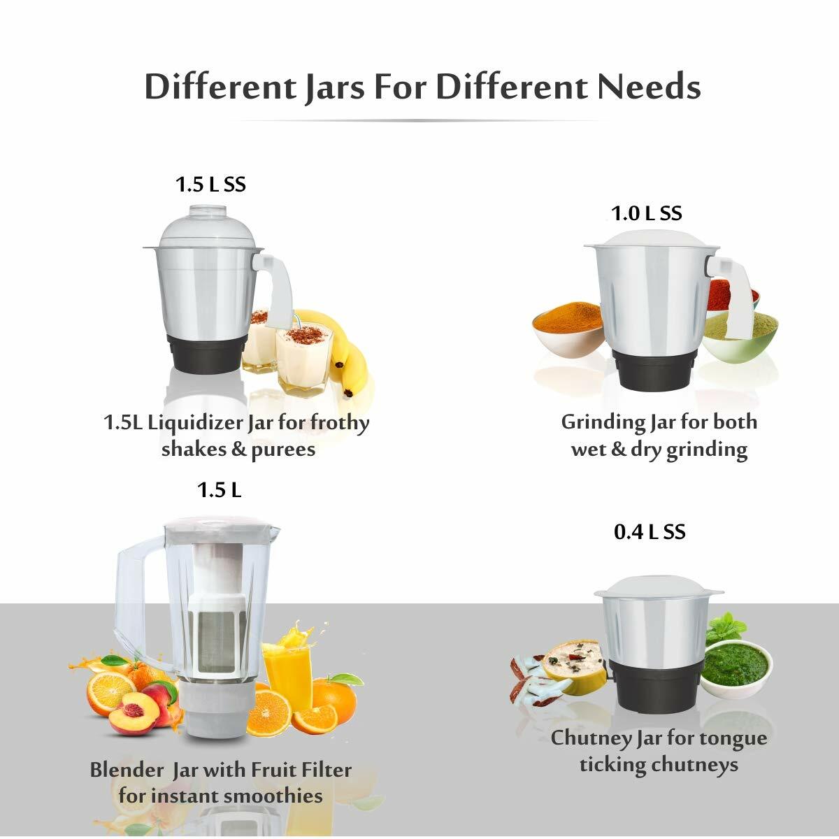 inalsa mixer jar price