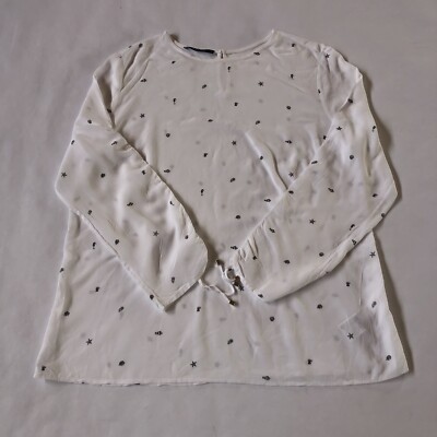 Mohito Collection Womens Top Large L White Beach Lightweight Made in Poland