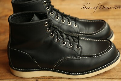 Redwing Red Wing 8130 Schwarz Leder Derby Stiefel Schuhe Herren UK 9 US 10 EU 43