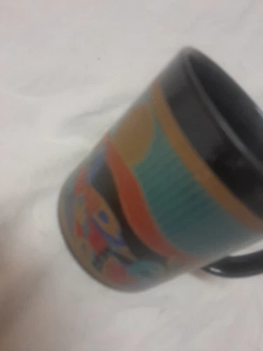 Vintage 80’s KILN CRAFT MUG Staffordshire Black , Ducks Rare