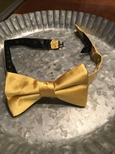 Boy s Solid Yellow Bow Tie