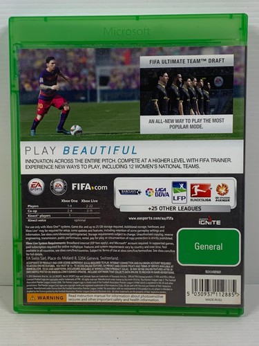 Fifa 16 - EA Sports Microsoft Xbox One Game - no Manual - Picture 2 of 2