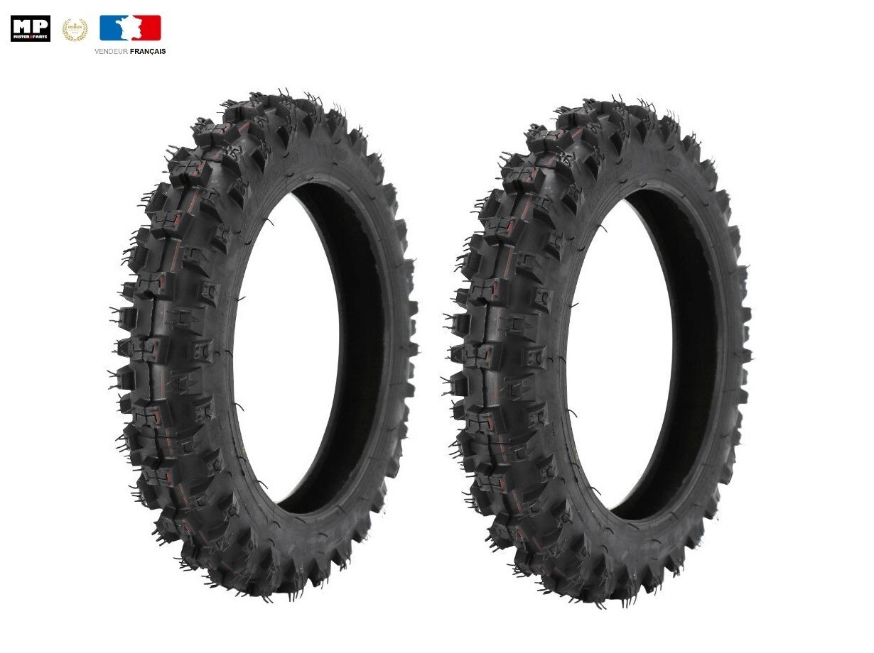 Pneus Cross YAMAHA PW 50 pour sorties tout-terrain en famille 2.50-10