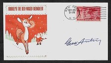 Gene Autry Rudolph The Red-Nosed Reindeer Limited Edt Collector's Envelope A1034