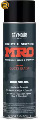 620-1415 Industrial MRO High Solids Spray Paint, Black , 16 Ounce (Pack of 1)