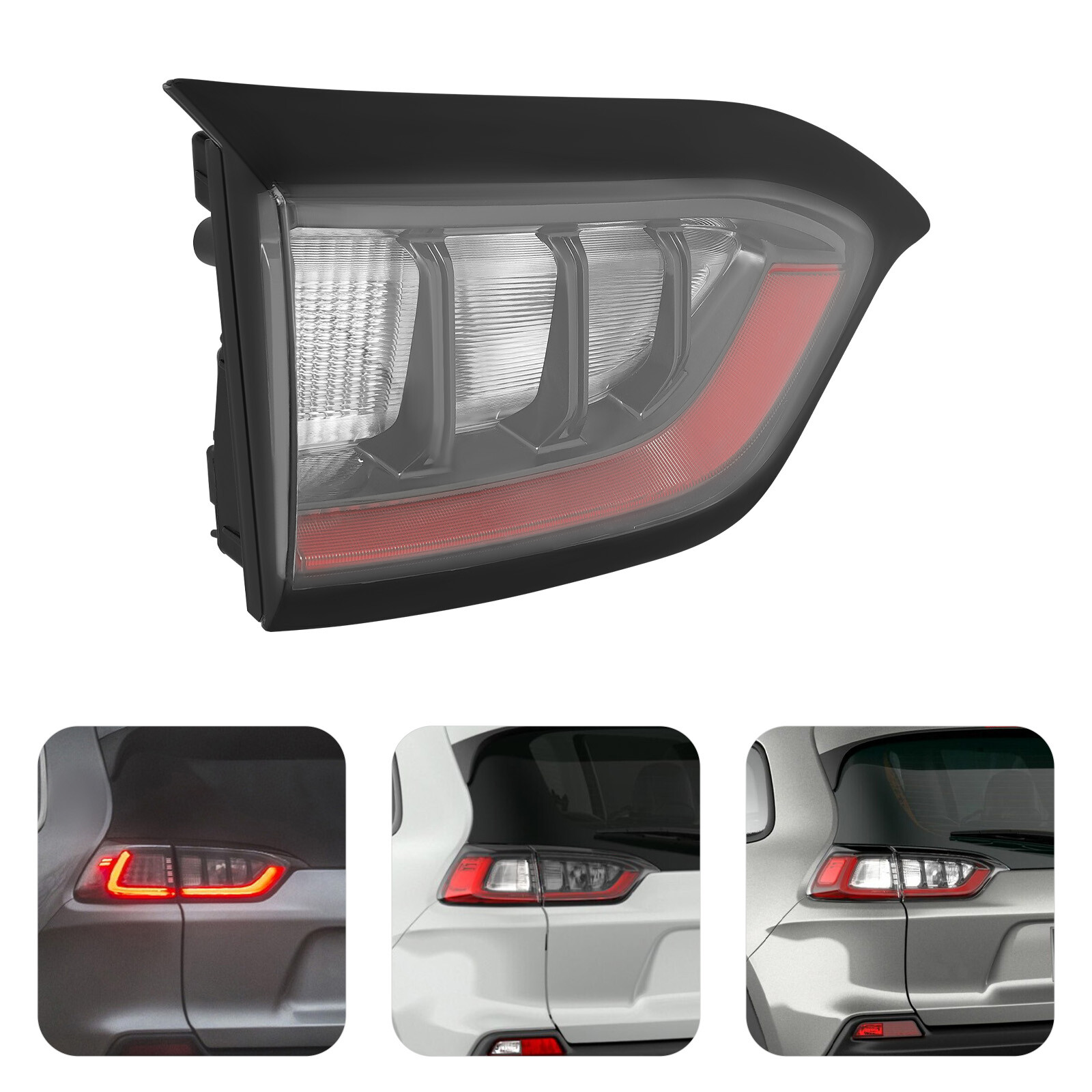 Inner LED Tail Light For 2019-2021 Jeep Cherokee Rear Tail Lamp Left Driver Side