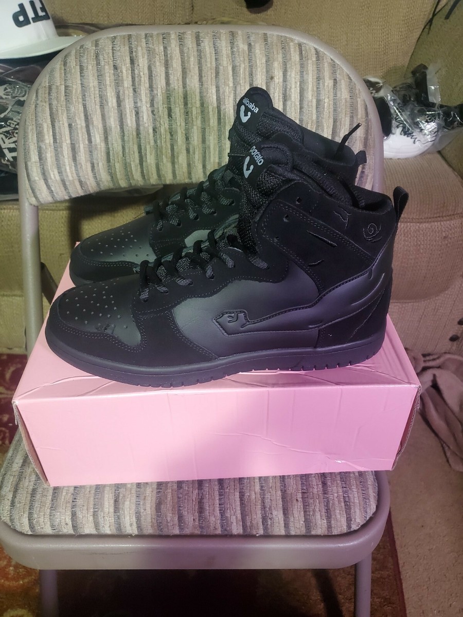 31cm imran POTATO FAKE ASS DUNKS イムランポテト NWT Imran Potato Fake Ass Dunk Black Sneakers SIGNED BOX