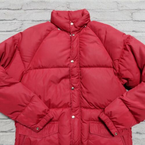 Vintage Sierra Designs Quilted Puffer Down Jacket Made in USA Size M 80s 70s - Picture 2 of 12