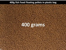 400g Quality fish Food Floating pellets Protein rich food for all fish Type