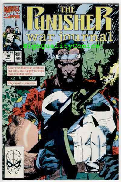 PUNISHER WAR JOURNAL #18, NM, Jim Lee, Hawaii, Potts, more